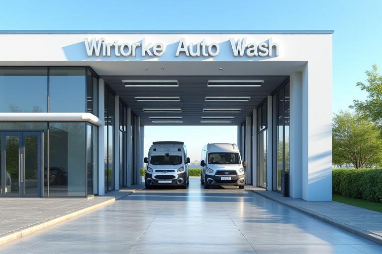 Aqua Shine Auto Wash facility entrance