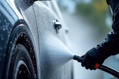 Exterior car wash service
